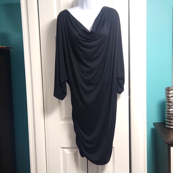 Women's Carmen Marcvalvo Resort Wear Dress Small Black - Picture 1 of 7
